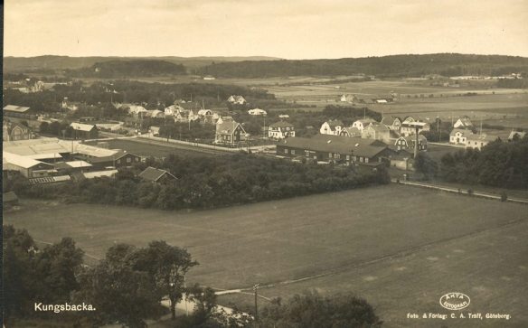 Utsikt från Vattentornet kring 1938